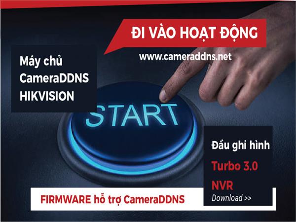 Giới thiệu đầu ghi hình Hikvision hỗ trợ tên miền CAMERADDNS mới !